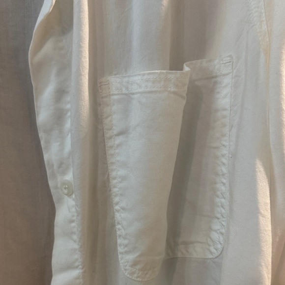 Cloth & Stone White Button-Down Shirt - Picture 3 of 10